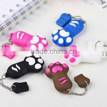 The funny 3D mini cats claws style silicone usb cover