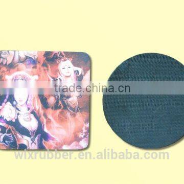 Promotional glass drink rubber base cup pad coaster