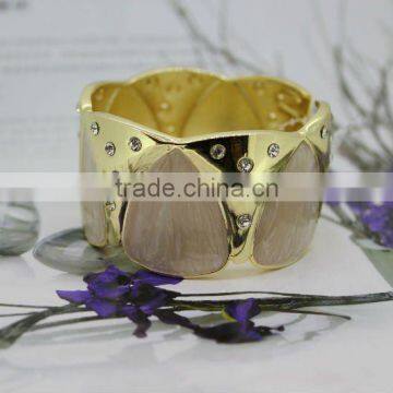 ZB044 newest design gold plated 2014 dubai gold bangles