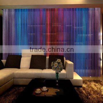 Bintronic Taiwan LED Decorative Room Divider String Curtain Track Motorized Curtain Track