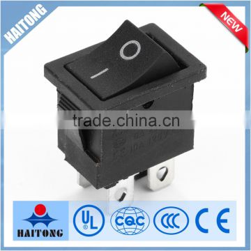 4 pin black rocker switch with on-off button KCD1-104 of high quality