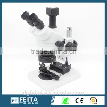 FTSM45T1 Stereo Digital Microscope Eyepiece Magnification Microscopy Electron with Camera