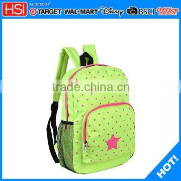 stationery wholesale apple green school bag canvas