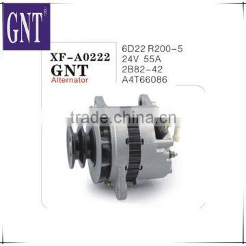 excavator engine R200-5 6D22 alternator