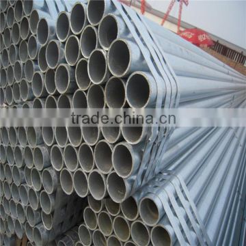 Sch 40 ERW hot dipped galvanized large diameter round steel pipes