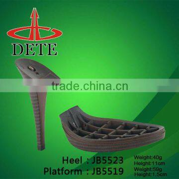 ABS Plastic Platform Heels for Shoes Material Made in China Factory