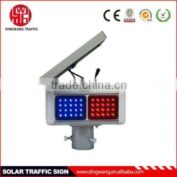 Blue and Red Solar Flash Warning Light