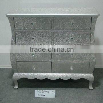 Simple American style aluminum skin fir wood decoration cabinet