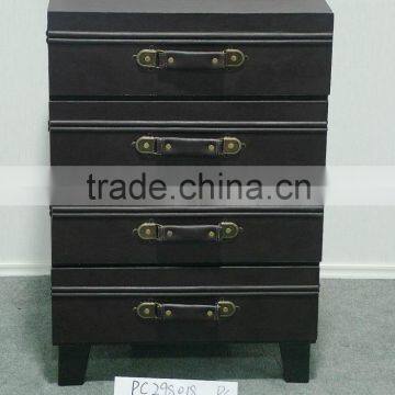 American retro suitcase design chest of drawers