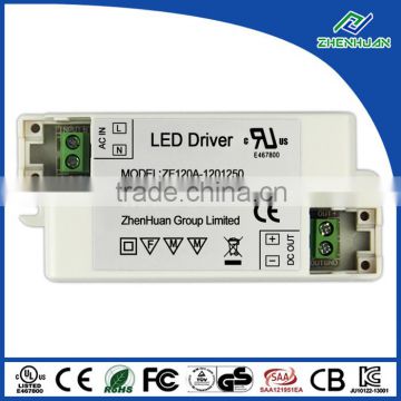 15w led lighting driver 12v 1250ma with high quality