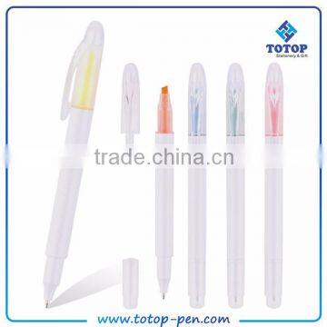 Non-toxic promotional plastic cheap highlighter