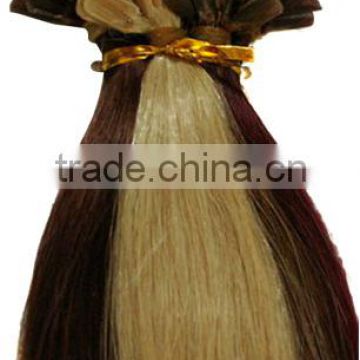 various colors good quality nail hair made of pure indian human hair