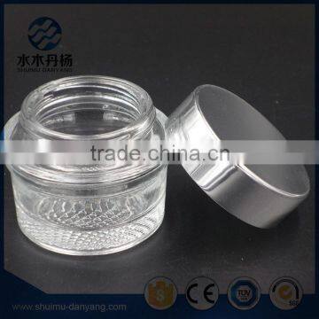 Hot sale 50ml glass cosmetic cream jar