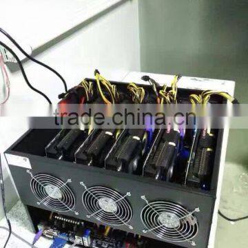 120M/S ETH miner Ethereum Dash / DarkCoin X11 Multifunction ore chip R9 380 4G card * 6 eth miner litecoin miner