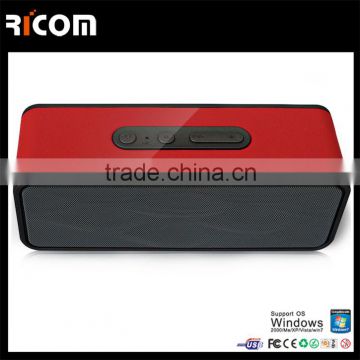 Leather 6W bluetooth speaker,PU 6W Bluetooth speaker,1200MAH Leather BT speaker-BSP-230--Shenzhen Ricom