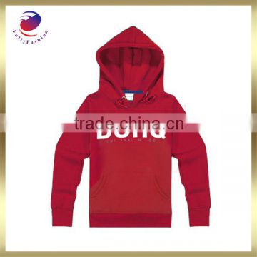 man hoody red sport wholesale high quality with pocket