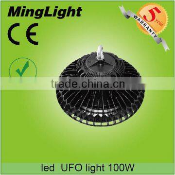 2016 New CE RoHS Listed 100w Industrial Lighting Ufo Led High Bay Light