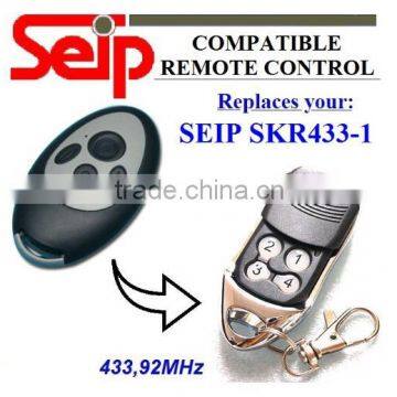 Compatible with SEIP SKR433-1 garage door remote 433,92mhz
