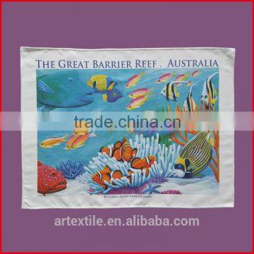 Sublimation Animal Printing Microfibre Tea Towels photo-2