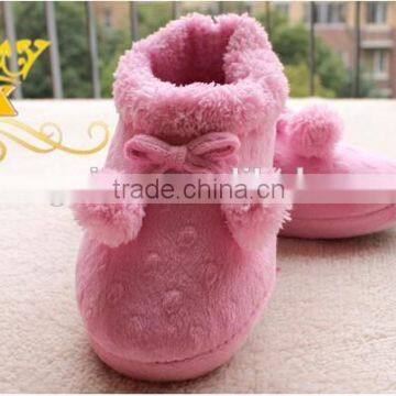 Comfortable indoor boots with two woobies winter slipper