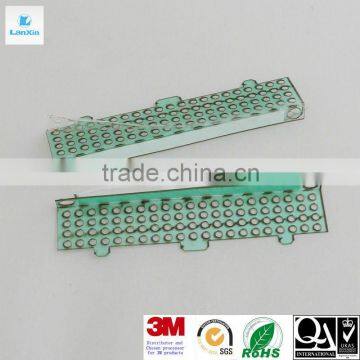 Laser cut perforated plastic sheet part