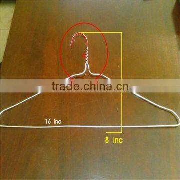 White Wire Metal Hanger / Laundry Hangers/ PVC Coated Hanger /Spray Coated Hanger