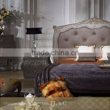 AB02-03 Nightstand With Solid Wood Engraving From JL&C Luxury Classic Home Furniture (China Supplier) photo-2