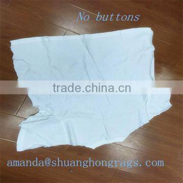 Cotton waste white rags