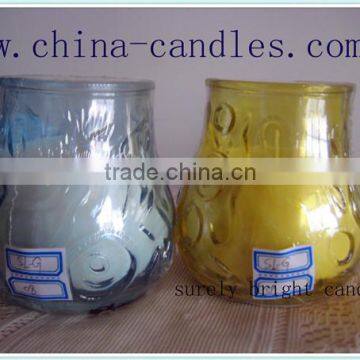 colourful scented glass jar candles merry christmas 2014