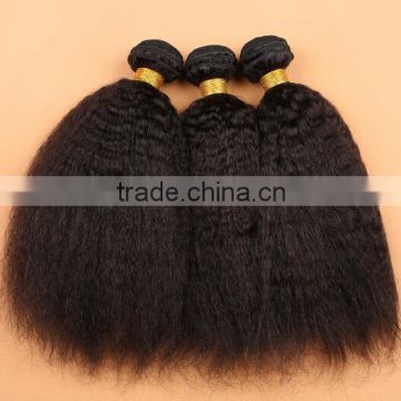 Top Quality Mongolian Straight Weave Yaki Straight Human Hair Weave