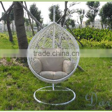 Stylish hanging wicker garden hanging chair