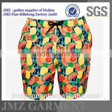 wholesale custom OEM polyester competitive beach shorts swimwear for mature men your own design new products 2015 low moq