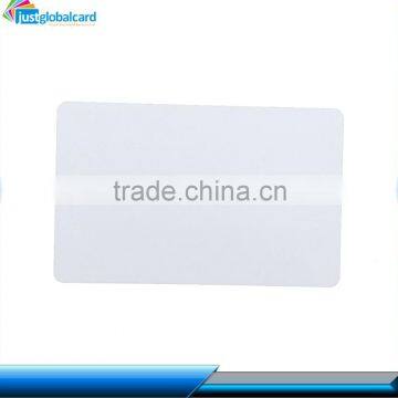sle4442 pvc magnetic card 13.56MHZ pvc rfid smart white blank card for card printer