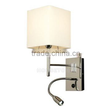 Square fabric wall mounted led bed lamp,Fabric wall mounted led bed lamp,Wall mounted led bed lamp WL1009