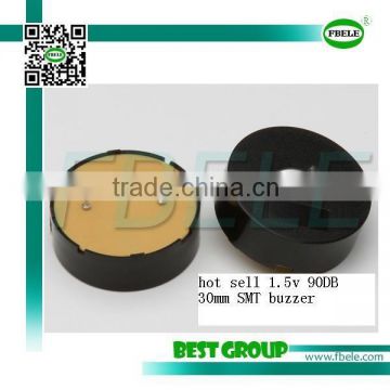 hot sell 1.5v 90DB 30mm SMT buzzer FBPT3010