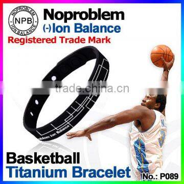 Noproblem P089 Football Sports Men Tourmaline Silicone Wristbands