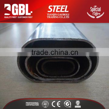 customized carbon oval shaped steel pipe