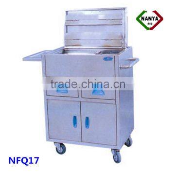 NFQ17 Stainless Steel Medical Emergency Trolley Crash Cart