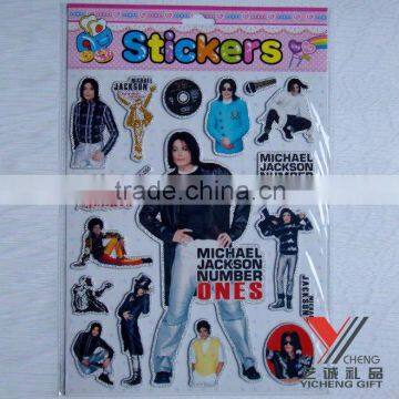 Michael Jackson puffy sticker