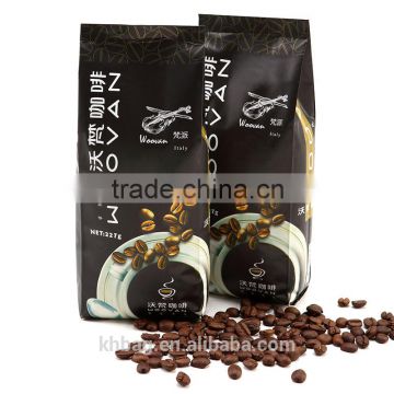 coffee food packaging standing foil pouches