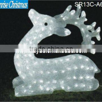 Led Acrylic reindeer LED Lights, acrylic christmas decoration, animated acrylic LED figures (MOQ: 100PCS GS/CE)