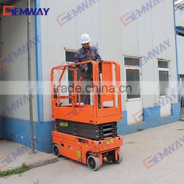 CE certificated Widely used hydraulic mobile self-propelled scissor lift