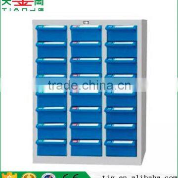 TJG-CBH-324-1 Taiwan High Quality Plastic PS 24 Drawer Cold Rolling Steel Mutil-Functional Metal Storage Parts Cabinets