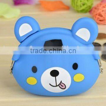 personalized fashion pochi silicone coin purse