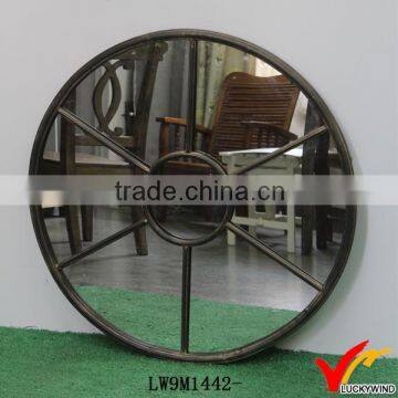 large wall mounting antique elegant round wall mirror