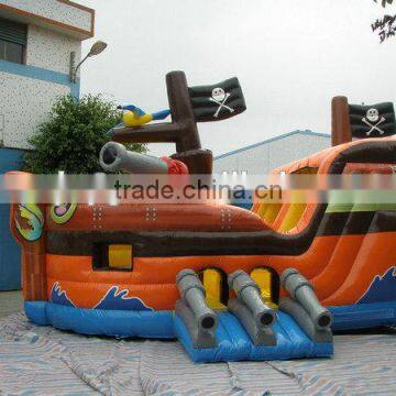 2016 Popular Inflatable Pirate Ship Slide For Kids