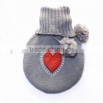 1000ml rounded hot water bottle with cover