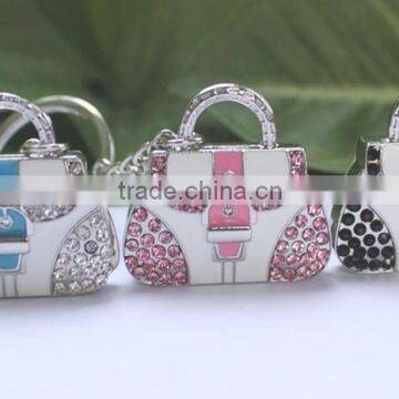 New Arrival Latest Design Jewelry lady's handbag 128 Gb Usb Flash Drive 3.0