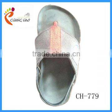 2014 Fancy Leather Slippers for Child