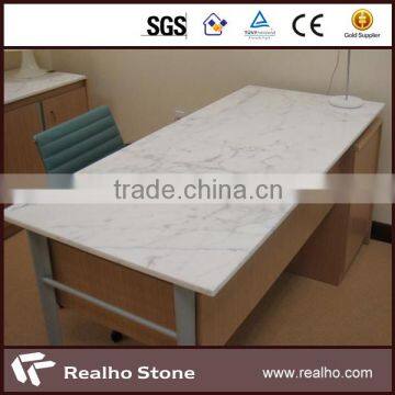 outdoor white top quality marble table top